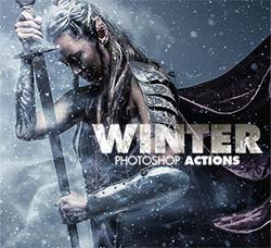 极品PS动作－冬季景象：Winter Photoshop Actions